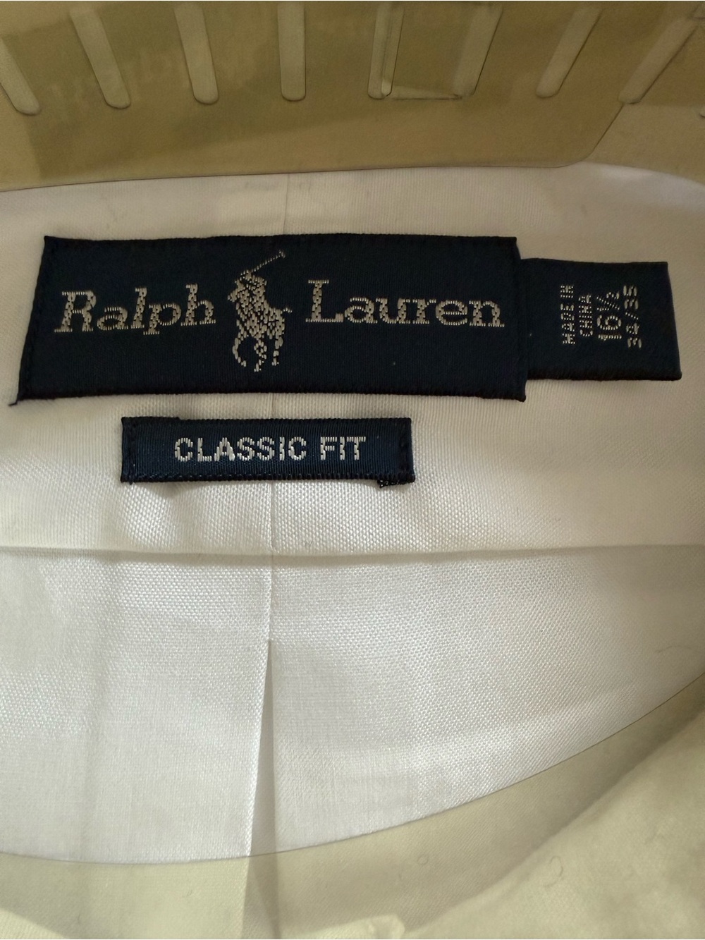 Polo by Ralph Lauren NWT White Button-Down Oxford Shirt 16 1/2 32/35 - Picture 4 of 4